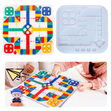 Flight Chess Board Silicone Mold for Kids Puzzle Game
