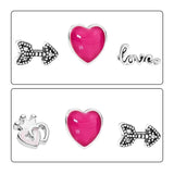 925 Sterling Silver Floating Locket Necklaces with Petite Charms