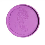 Flower Fairy Tray Molds - DIY Epoxy Resin Casting Beauty Coaster Silicone Mold