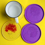 Flower Fairy Tray Molds - DIY Epoxy Resin Casting Beauty Coaster Silicone Mold