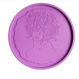 Flower Fairy Tray Molds - DIY Epoxy Resin Casting Beauty Coaster Silicone Mold