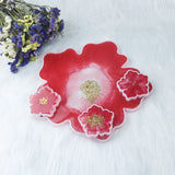 Silicone Mirror Tabletop Flower Mold for Epoxy Resin