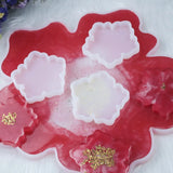 Silicone Mirror Tabletop Flower Mold for Epoxy Resin