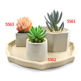 DIY Flower Pot Silicone Mold Round Hexagonal Storage Box Garden Craft Tools