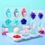 Cherry Icecream Silicone Epoxy Resin Mold Hairclip Mold Jewelry Tool