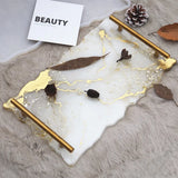 Fruit Tray Resin Mold Tea Tray Epoxy Mold For Resin Tray Coaster