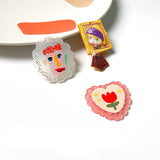 DIY Acrylic Crane Earrings with Pearl