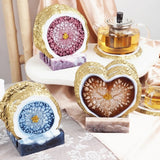 DIY Geometric Agate Coaster Resin Mold Set