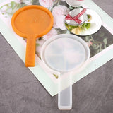 Geometric Cosmetic Mirror Silicone Mold Heart/Square/Round Shape Mould