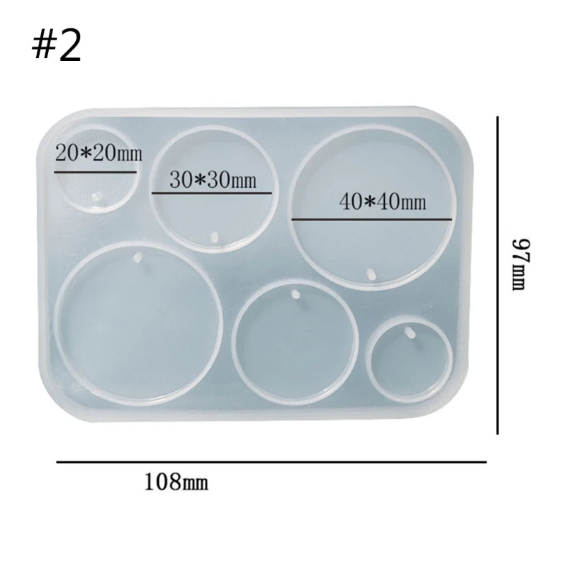 Diamond Shape Epoxy Resin Mold for Jewelry Making