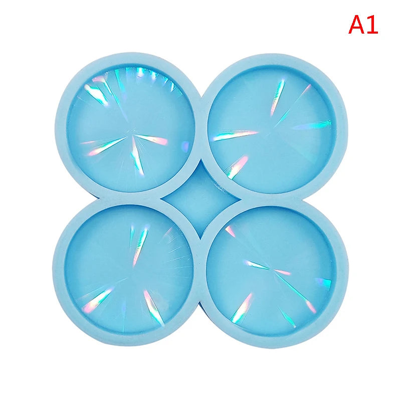 Geometry Crystal Epoxy Resin Mold Large Cube Rectangle Bookends Silicone Mold