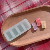 Geometry Filler Word Cards Resin Keychain Silicone Mold