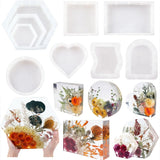 Geometry Cube Epoxy Resin Mold Round Rectangle Mirror Silicone Molds