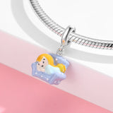 925 Silver Animal Car Game Pendant for Jewelry Making