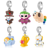 925 Silver Animal Car Game Pendant for Jewelry Making