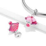 925 Silver Animal Car Game Pendant for Jewelry Making