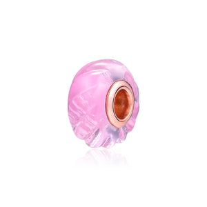 DIY Glass Beads For Jewelry Making Glittering Grooves Charm For Bracelets