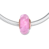 DIY Glass Beads For Jewelry Making Glittering Grooves Charm For Bracelets