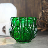 DIY Glazed Cup Resin Casting Mold Glazed Rose Flower Glass Tumbler Silicone Mold