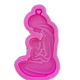 DIY Glossy Breastfeeding Mother Keychain Silicone Mould Crafts