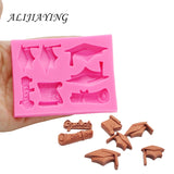 DIY Graduation Doctor Hat Fondant Mold Cake Decoration Tools