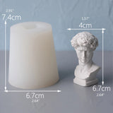DIY David Silicone Mold Resin Portrait Painting Mold