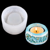 DIY Green Plant Potted Decoration Candle Holder Epoxy Resin Mold