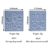 Hair Clip Silicone Mold for DIY Jewelry Making
