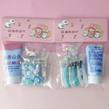 Resin Cream Hair Clip DIY Kit - Glue & Accessories Set