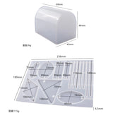 Hairpin Crystal Epoxy Resin Casting Mold Silicone Mould with Hair Pins