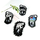 Halloween Bigfoot Monster Coaster Silicone Mold for Epoxy Resin