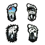 Halloween Bigfoot Monster Coaster Silicone Mold for Epoxy Resin