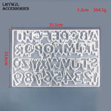 Halloween Alphanumeric Resin Silicone Mold Jewelry Casting Mold