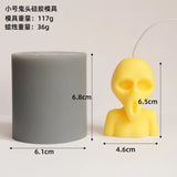 Halloween Horror Skeleton Candles Mold for DIY Making