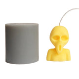 Halloween Horror Skeleton Candles Mold for DIY Making