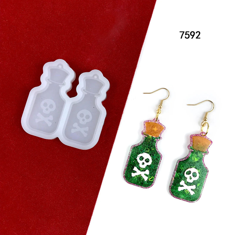 DIY Halloween Earring Poison Silicone Mold