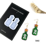 DIY Halloween Earring Poison Silicone Mold