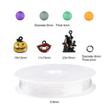 Halloween Bracelet Kit with Beads & Pendants