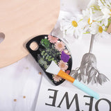 DIY Hand-held Palette Epoxy Resin Mold Multi-color Makeup Tray Silicone Mold