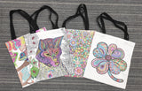 DIY Kids Painting Handbag Large Tote Bag with Logo Print