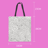 DIY Kids Painting Handbag Large Tote Bag with Logo Print