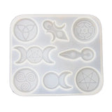 Epoxy Resin Molds Sun Moon God Five Star Mang Jewelry Tools