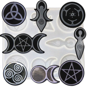 Epoxy Resin Molds Sun Moon God Five Star Mang Jewelry Tools