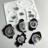 DIY Epoxy Resin Molds Jewelry Tools Cloud Coaster Phone Holder Mold