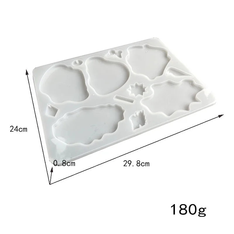 DIY Epoxy Resin Molds Jewelry Tools Cloud Coaster Phone Holder Mold