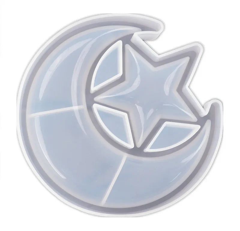 DIY Handcraft Star Moon Plate Silicone Epoxy Resin Mold UV Resin Jewelry Tools