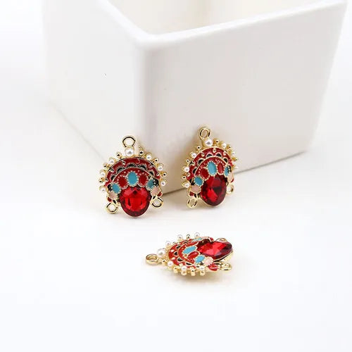 DIY Red Facebook Jewelry Trickle Sound Material for Earrings