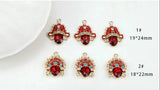 DIY Red Facebook Jewelry Trickle Sound Material for Earrings