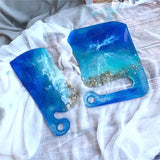 DIY Handle Coaster Fruit Resin Molds Jewelry Tools DIY Tray
