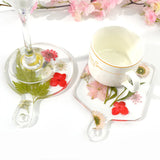 DIY Handle Tray Crystal Epoxy Resin Mold Mirror Surface Silicone Mold